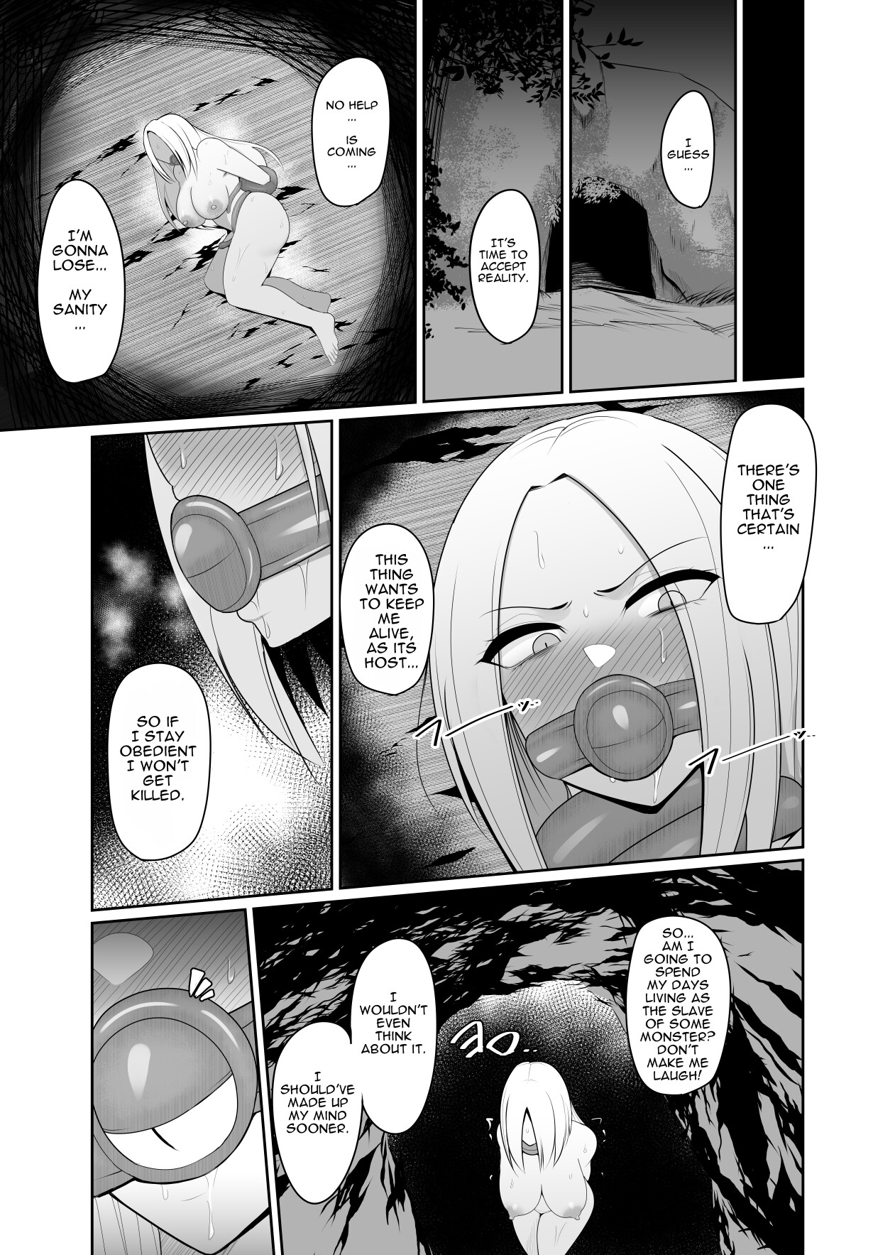 Hentai Manga Comic-Tentacle Parasite - A Female Sorceress is Helplessly Subjugated-Read-19